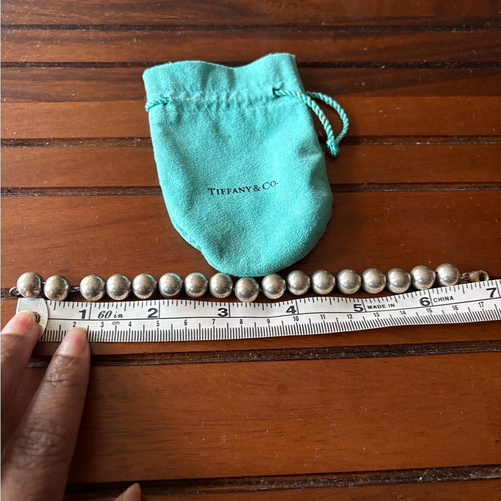 Tiffany & Co. Silver Classic Beaded Bracelet